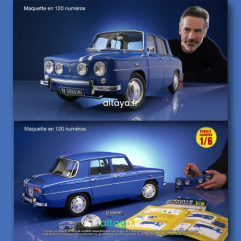 Collection Altaya Renault 8 Gordini  construire en 120 numros