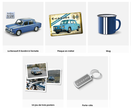 Les cadeaux Altaya collection R8 Gordini