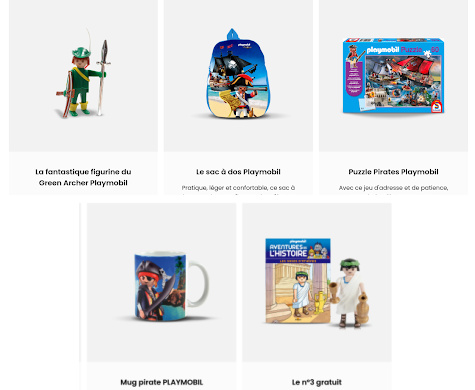 Cadeaux abonns collection Playmobil Altaya