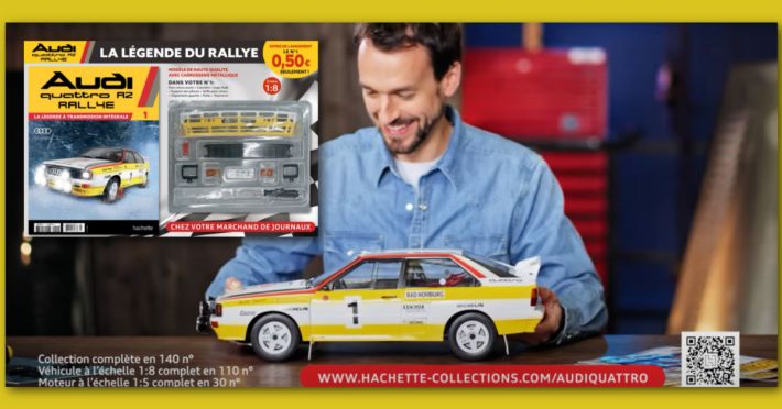 Audi Quattro A2 Rallye : construisez la lgende avec Hachette Collections