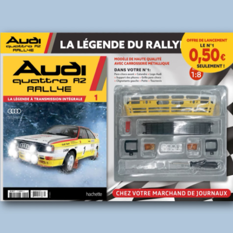 Numro 1 de la collection Hachette Audi Quattro A2 Rallye