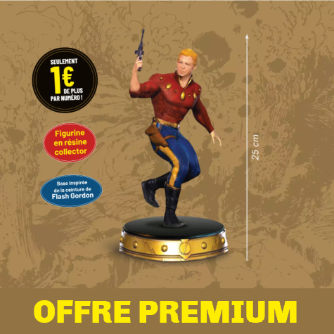 figurine Flash Gordon en rsine collector de 25 cm de l'offre premium