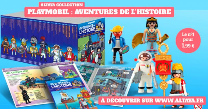 Collection Altaya Playmobil les aventures de l'histoire