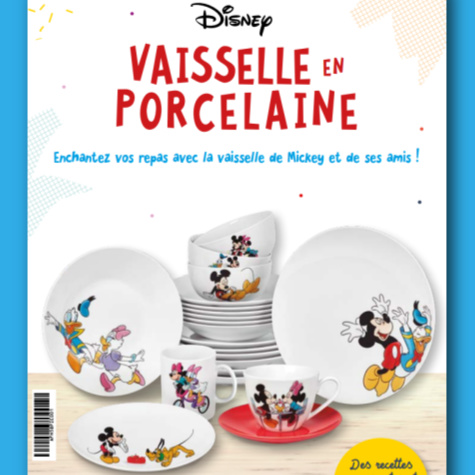 Service en porcelaine vaisselle Disney Altaya